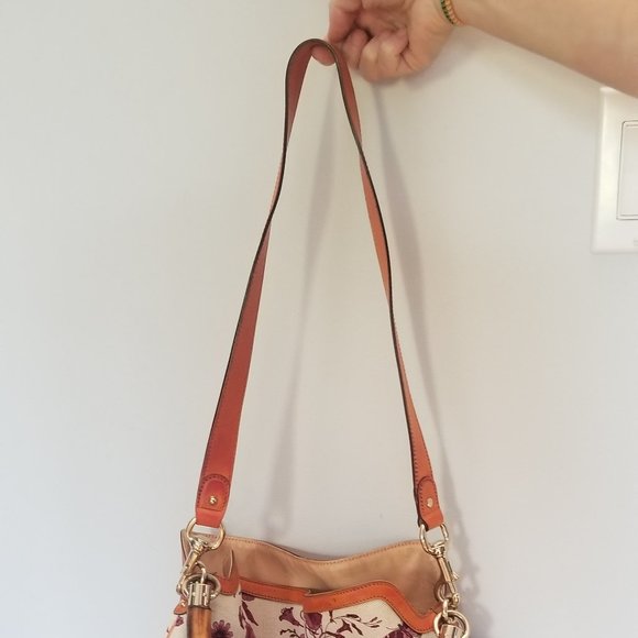 Gucci Multicolor Floral Canvas and Leather Peggy Bamboo Hobo - Picture 11 of 13